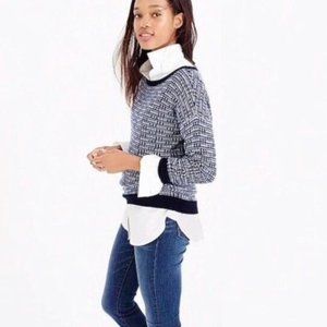 J. Crew ~ Metallic tweed sweater